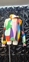 Load image into Gallery viewer, Akira multicolor hoodie            sz med-xlrg (disclaimer: small spot in front, pictured)
