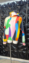 Load image into Gallery viewer, Akira multicolor hoodie            sz med-xlrg (disclaimer: small spot in front, pictured)
