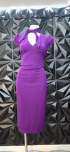 Load image into Gallery viewer, New York &amp; co purple dress         sz medium
