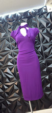 Load image into Gallery viewer, New York &amp; co purple dress         sz medium
