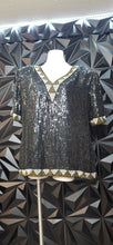 Load image into Gallery viewer, Jakelin design vintage beaded and sequin top     sz 2x (best fit sz 16)
