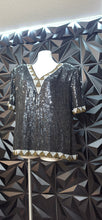 Load image into Gallery viewer, Jakelin design vintage beaded and sequin top     sz 2x (best fit sz 16)
