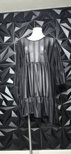 Load image into Gallery viewer, Zeagoo sheer stripe baby doll top/dress             sz xl
