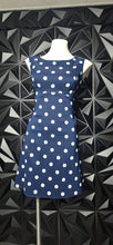 Load image into Gallery viewer, Connected Apparel polka dot dress       sz 8
