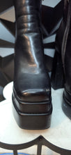 Load image into Gallery viewer, Wet kiss ess platform chunky heels               sz 7 Disclaimer: some scratches (pictured)
