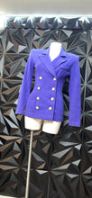 Load image into Gallery viewer, Paul Harris vintage double breast blazer             sz small
