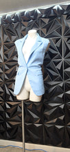 Load image into Gallery viewer, Pretty garden blue vest                  sz medium
