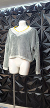 Load image into Gallery viewer, Shein stripe sweater         sz med-lrg
