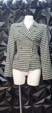 Load image into Gallery viewer, Hugo Buscati houndstooth blazer            sz 10
