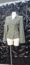 Load image into Gallery viewer, Hugo Buscati houndstooth blazer            sz 10
