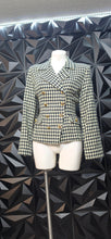 Load image into Gallery viewer, Hugo Buscati houndstooth blazer            sz 10
