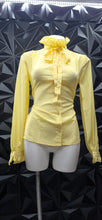 Load image into Gallery viewer, Kasper lightweight vintage blouse              sz untagged, best fit sz 6/8
