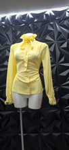 Load image into Gallery viewer, Kasper lightweight vintage blouse              sz untagged, best fit sz 6/8
