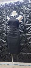 Load image into Gallery viewer, Lillianna black jeweled dress              sz 16, best fit sz 12
