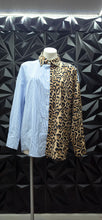 Load image into Gallery viewer, Shein mix print blouse            sz lrg-xl
