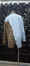 Load image into Gallery viewer, Shein mix print blouse            sz lrg-xl
