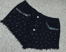 Load image into Gallery viewer, Shein curve rhineston shorts             sz 2xl
