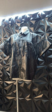 Load image into Gallery viewer, Boohoo man faux leather fringe top              sz xl
