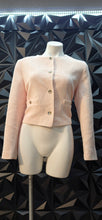 Load image into Gallery viewer, Zara pink and white petite blazer             sz medium
