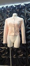 Load image into Gallery viewer, Zara pink and white petite blazer             sz medium
