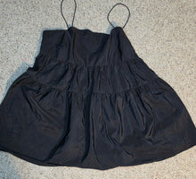 Load image into Gallery viewer, H&amp;M baby black baby doll dress           sz xlrg
