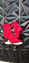 Load image into Gallery viewer, Red ankle booties  Size 41=10
