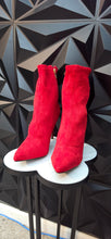Load image into Gallery viewer, Red ankle booties  Size 41=10
