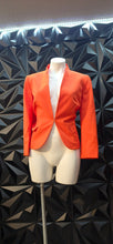 Load image into Gallery viewer, Black Label orange blazer               sz 10
