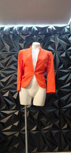 Load image into Gallery viewer, Black Label orange blazer               sz 10
