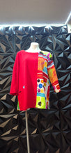 Load image into Gallery viewer, Ali Miles colorful top            sz xlrg
