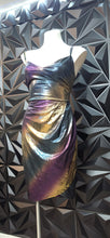 Load image into Gallery viewer, Fashion to Figure multimetallic dress             sz 1=1x
