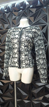 Load image into Gallery viewer, INC netted blazer top            sz large (10-12)

