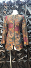 Load image into Gallery viewer, Toni Garment earth tone color blazer                sz 6
