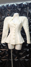 Load image into Gallery viewer, Cache white blazer                  sz 4
