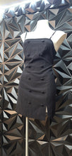 Load image into Gallery viewer, Forever 21 double button front dress               sz med, best fitting sz 6
