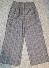 Load image into Gallery viewer, A New day high waist plaid pants            sz 12
