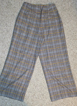 Load image into Gallery viewer, A New day high waist plaid pants            sz 12
