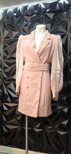 Load image into Gallery viewer, Pink blazer dress               sz large, best fit sz medium
