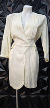 Load image into Gallery viewer, Studio I vintage cream dress                sz 10, best fit sz 8(see measurements)

