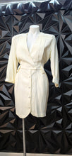Load image into Gallery viewer, Studio I vintage cream dress                sz 10, best fit sz 8(see measurements)
