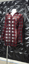 Load image into Gallery viewer, Fox Croft sheer paneled blouse                sz 20
