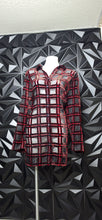 Load image into Gallery viewer, Fox Croft sheer paneled blouse                sz 20
