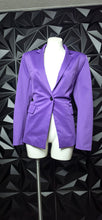 Load image into Gallery viewer, Extro &amp; vert purple blazer                sz large 10

