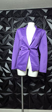 Load image into Gallery viewer, Extro &amp; vert purple blazer                sz large 10
