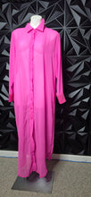 Load image into Gallery viewer, Sheer pink duster                sz untagged, best fitting sz large
