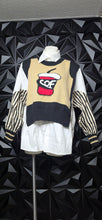Load image into Gallery viewer, Coffee layered shirt                 sz one size (fitting up to sz 2x)
