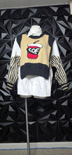 Load image into Gallery viewer, Coffee layered shirt                 sz one size (fitting up to sz 2x)

