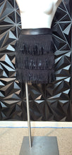 Load image into Gallery viewer, Sincerly Jules fringe studded skirt              sz small
