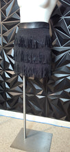 Load image into Gallery viewer, Sincerly Jules fringe studded skirt              sz small
