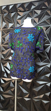 Load image into Gallery viewer, Candlelight Champagne vintage beaded and sequin top         sz 18, best fit sz 16
